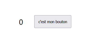 Le bouton labelisé "c'est mon bouton"